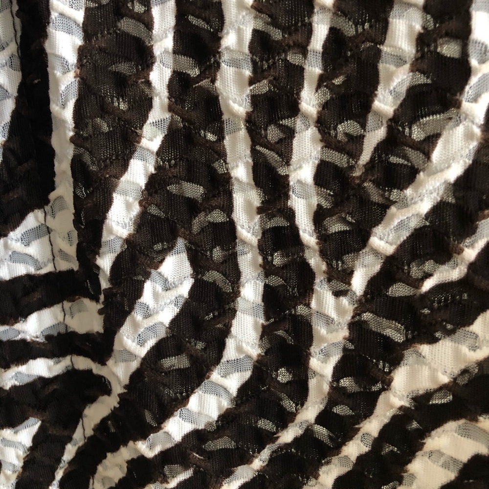 Chico Light Weight Zebra Print Jacket, Size 0. - image 5